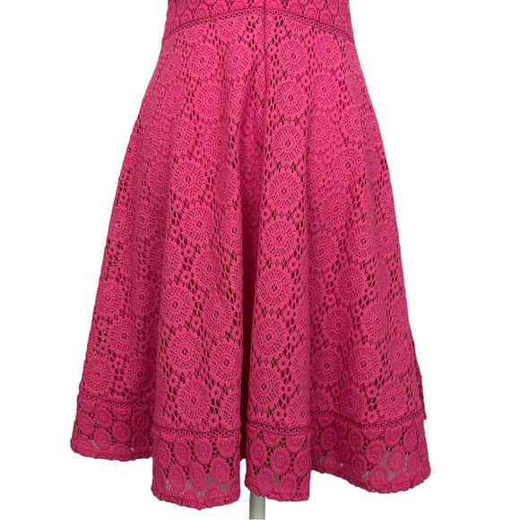 CHARTER CLUB | Pink Lace Sleeveless Fit & Flare A-Line Dress NWT - Picture 10 of 16